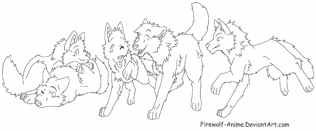 wolf_group_of_5_lineart_by_firewolf_anime-d3a7asl.png