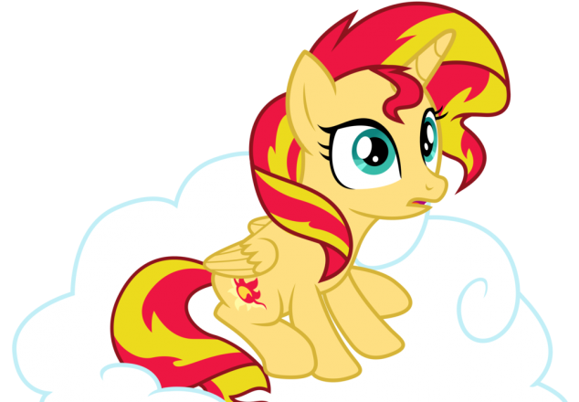 Baby Alicorn Sunset.png