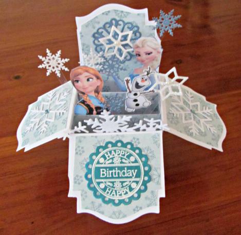 Frozen box card