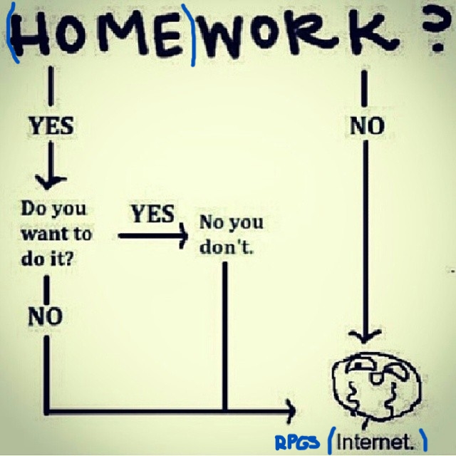 homework-meme-yes-no-flowchart-internet.jpeg